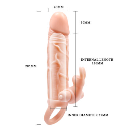 Funda Rabbit Brave Man  con doble vibración