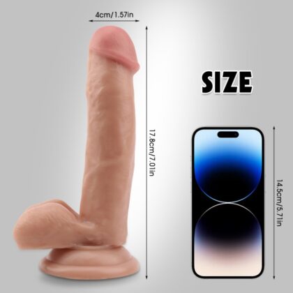 Consolador realista Fashion Dude 17.8 cm